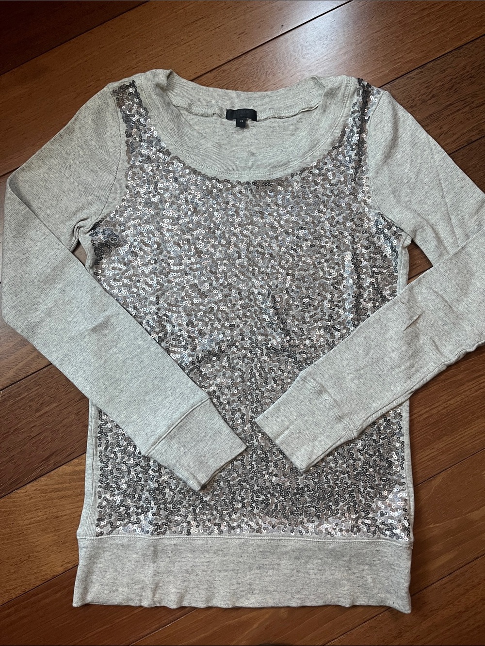 NWOT J. Crew Sequin Sweatshirt